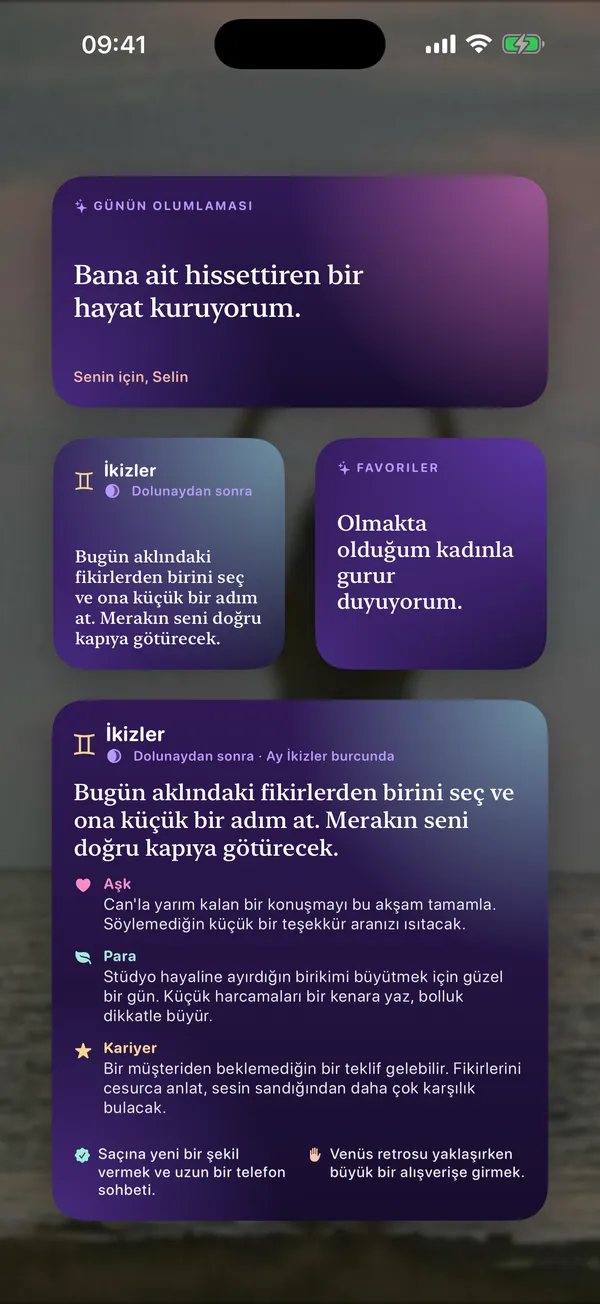 Inspiration on your Home Screen