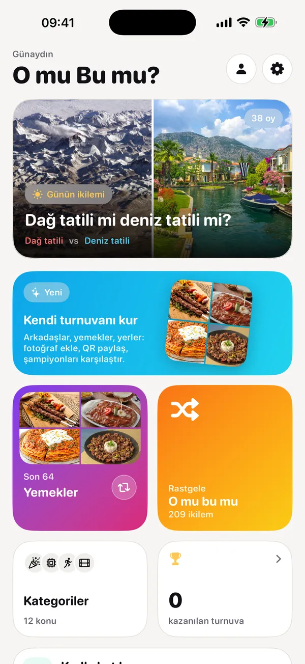 Your topic, your photos