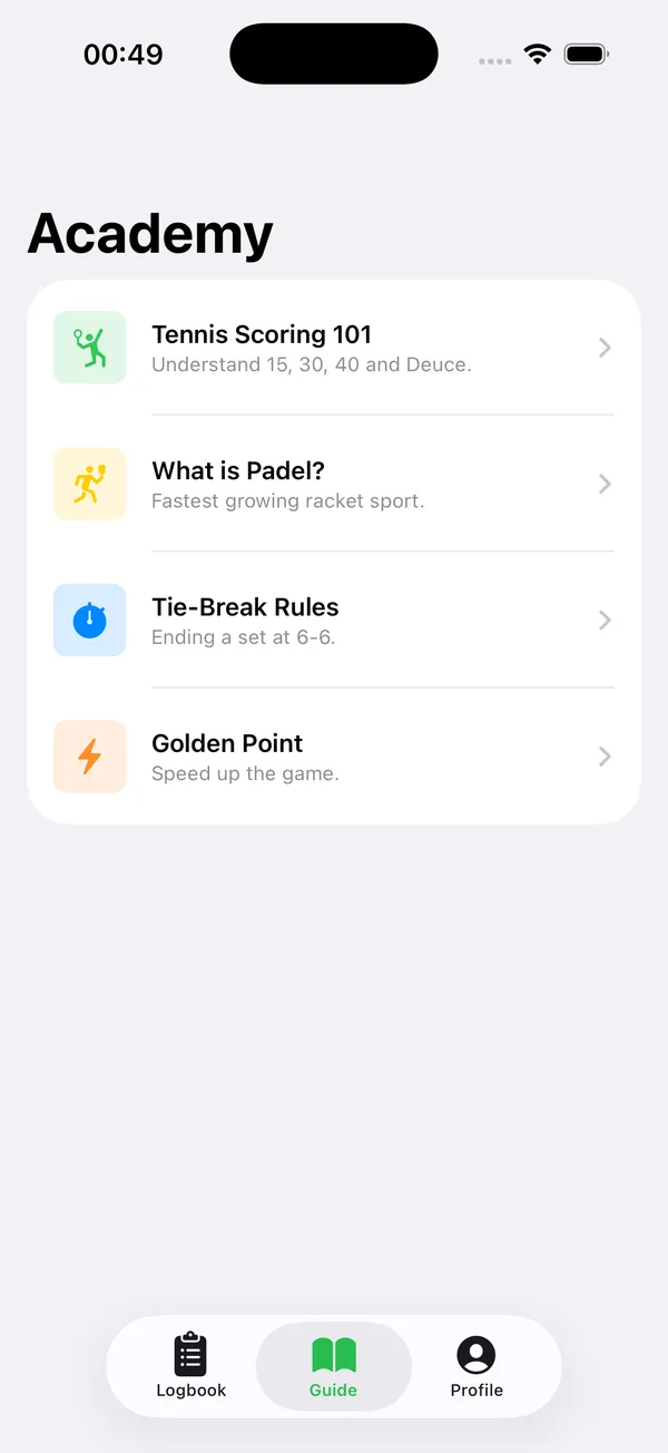 Learn the rules in the app